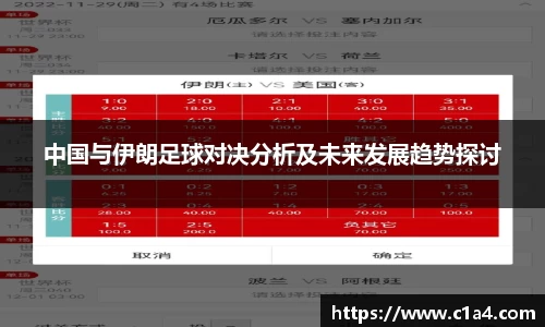 中国与伊朗足球对决分析及未来发展趋势探讨